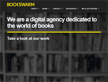 Tablet Screenshot of bookswarm.co.uk